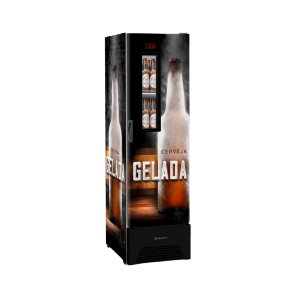 VN28 Porta Visor - Cervejeira Expositora Slim - 336L