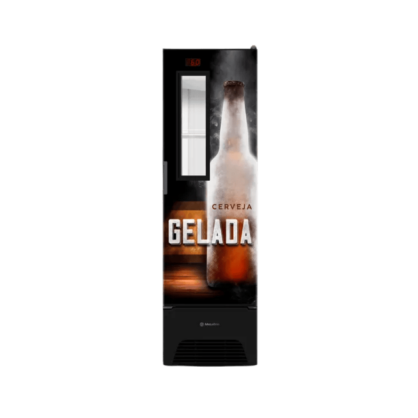 VN28 Porta Visor - Cervejeira Expositora Slim - 336L